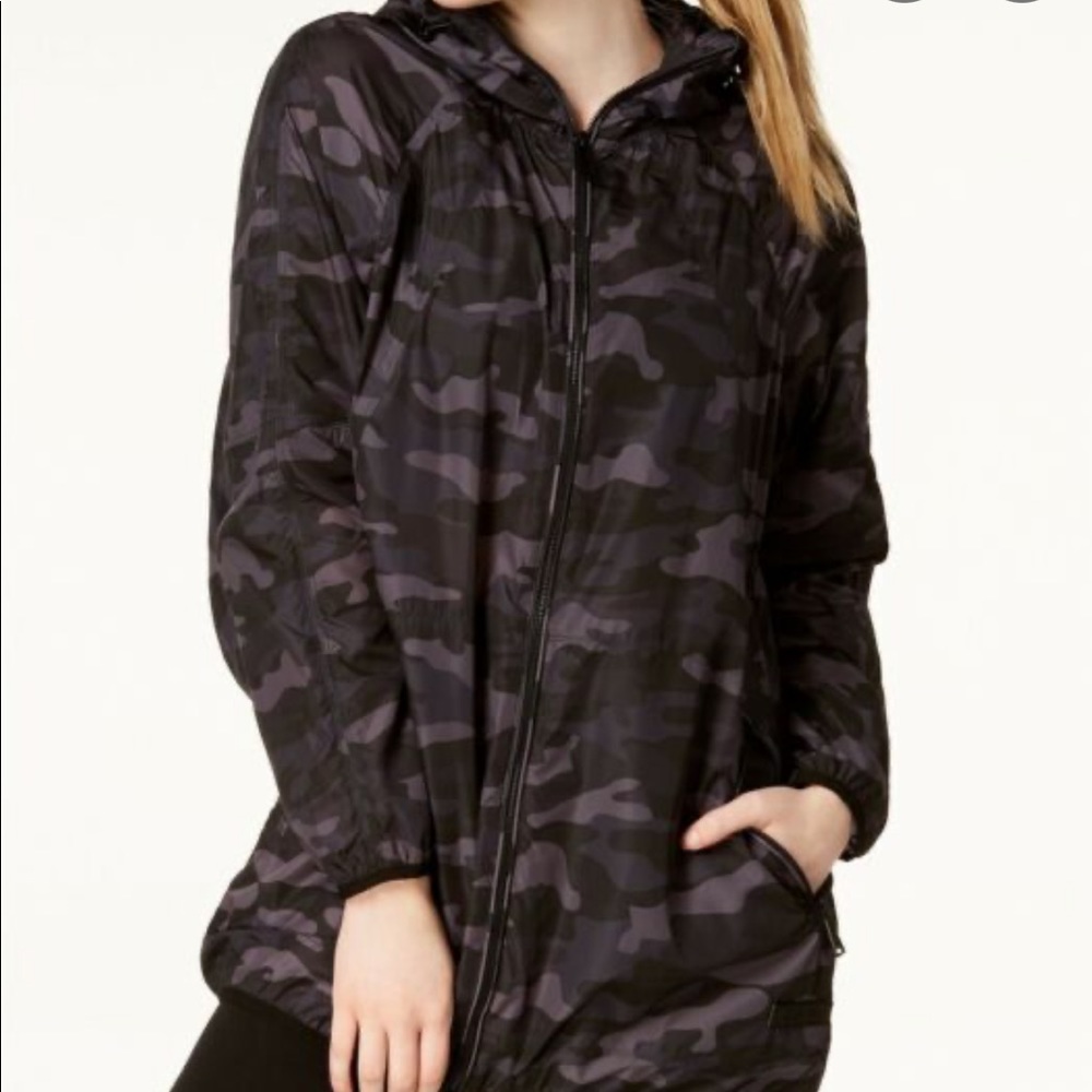 Calvin Klein rain jacket, camo, size S! Brand new
